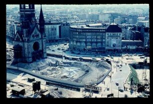 Blick v. Hochhaus am Zoo 5.9.59.