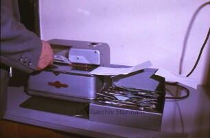Stormarnhaus: Poststelle: Frankiermaschine
