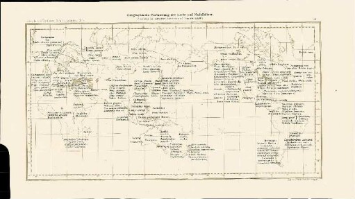 Tafel I: Geographische Verbreitung der Laub- und Nadelhölzer