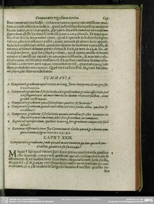 [Computatio vigesima tertia] Computatio graduum, tam quoad matrimonia, quam quoad contractus, qualiter sit facienda?