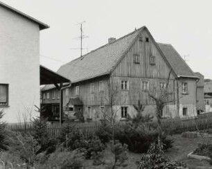 Neukirch, Wohnstallhaus : Neukirch (Kreis Bautzen), Wohnstallhaus, Dammweg 26, um 1834, Straßenansicht