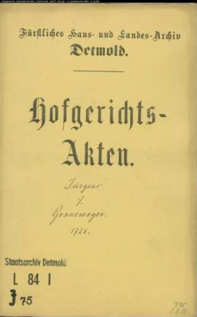 Jürgens, Simon Berend in Orbke gegen Gronemeyer bei der Werre - Brautschatz