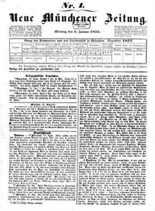 Neue Münchener Zeitung. 1855, 1 - 3