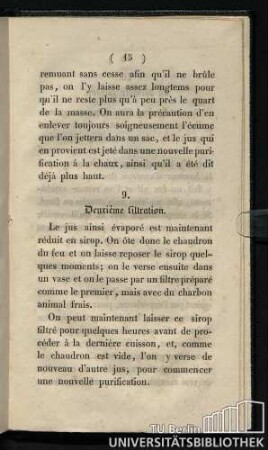 9. Deuxième filtration