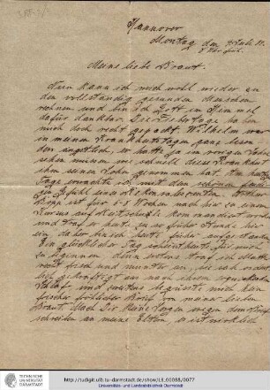 Brief vom 04.07.1904