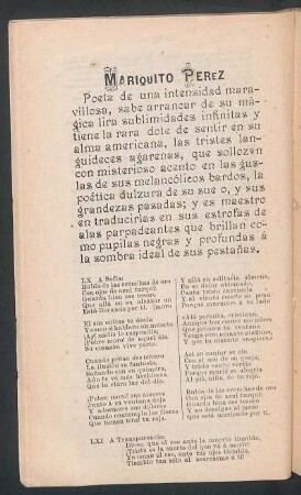 Mariquito Perez
