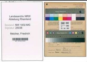 Entnazifizierung Friedrich Melcher , geb. 10.02.1905 (Fahrer)