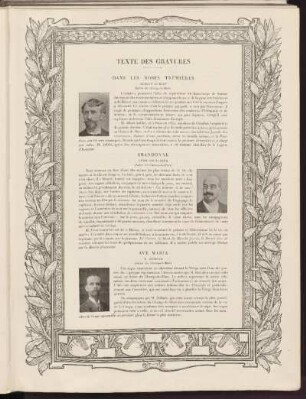 Texte des gravures
