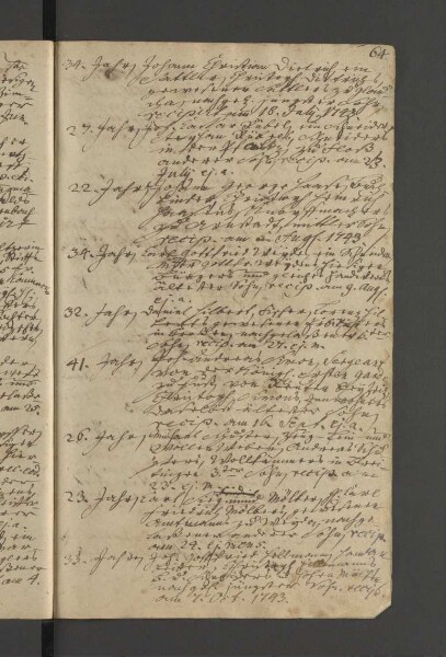 Bürgerbuch der Stadt Zeitz - 1701-1801