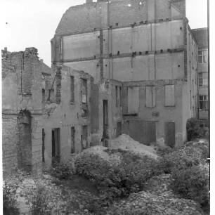 Negativ: Gelände, Rubensstraße 56, 1953