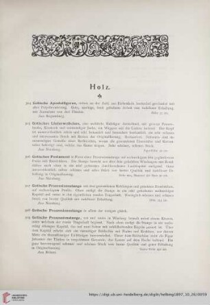 Holz (Nr. 304-355)
