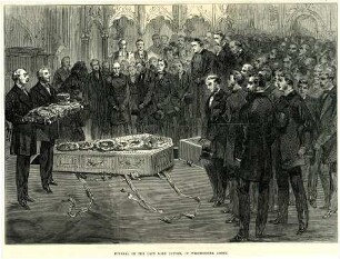 Grafik "FUNERAL OF THE LATE LORD LYTTON"
