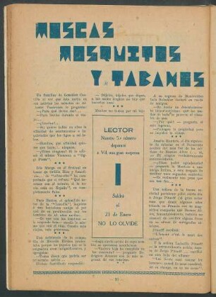 Moscas, mosquitos y tábanos