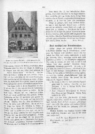 Drei verschollene Berolinensien