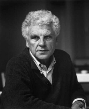 Tankred Dorst (1925-2017; deutscher Dramatiker, Schriftsteller und Regisseur; german playwright and storyteller). Hamburg, 1987