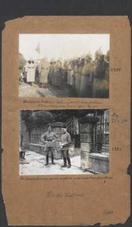 Der deutsche Kronprinz und Exz. v. Gallwitz an der nördl. Verdunfront