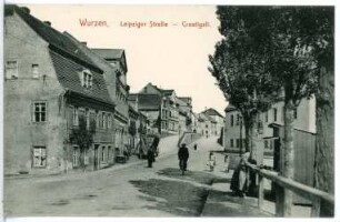Wurzen. Leipziger Straße - Crostigall