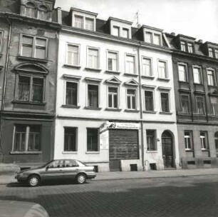 Dresden-Pieschen, Rehefelder Straße 8. Wohnhaus mit Laden (um 1890)
