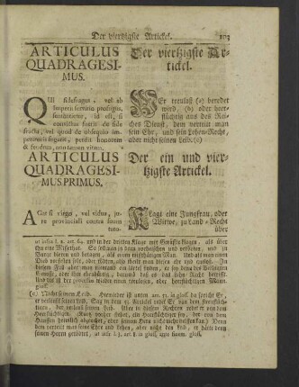 Articulus XLI. - L.