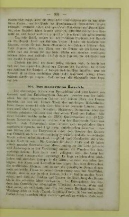 107. Das Kaiserthum Östreich