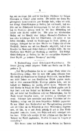 Ausweisung eines Schulamts-Candidaten