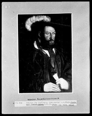 Bildnis des Pfalzgrafen Otto Heinrich von Pfalz-Neuburg
