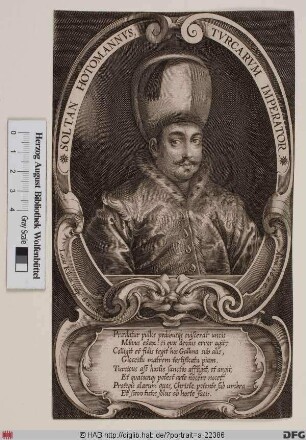 Bildnis Osman II., Sultan der Türkei (reg. 1618-22)