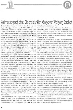 Weihnachtsgeschichte: Die drei dunklen Könige von Wolfgang Borchert