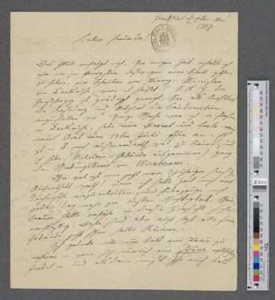 Brief an Alexis de Chateauneuf
