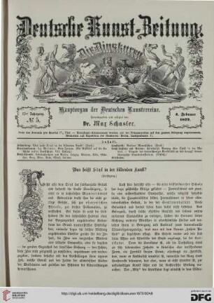 Nr. 5 (4. Februar 1872)