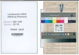 Entnazifizierung Jakob Alstadt , geb. 03.03.1906 (Zugschaffner)