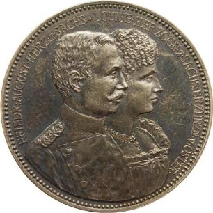 Prinz Friedrich August - Vermählung mit Luise von Österreich