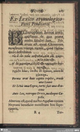 Ex Lexico etymologico