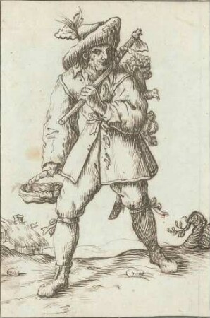 Händler auf dem Weg zum Markt