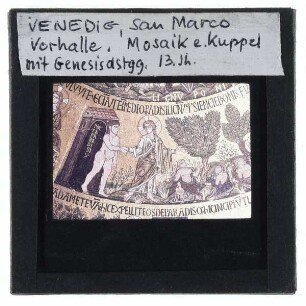 Venedig, Markusdom : Mosaik, Vorhalle, Genesis