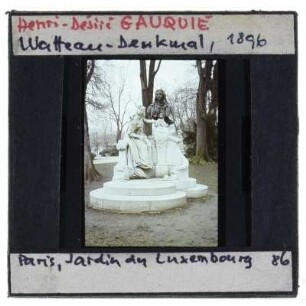 Paris, Gauquié, Denkmal für Antoine Watteau