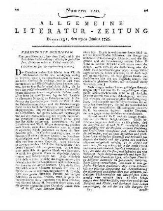 Hüffer, C. A.: Grundriß zur Vorlesung übers Naturrecht. Münster: Aschendorf 1785