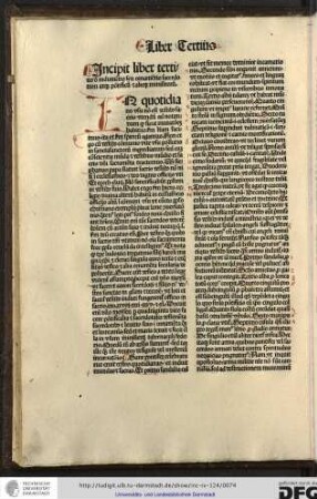 Incipit liber tertius de indumentis seu ornamentis sacerdotum atque pontificum et aliorum ministrorum.