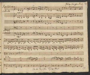 Adriano in Siria. Auszüge; B, strings; Es-Dur; P 204