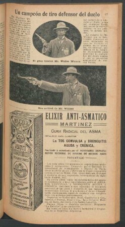 Un campeón de tiro defensor del duelo