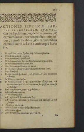 Actiones septimae partis