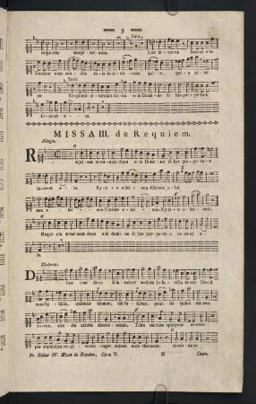 5-7, Missa III. de Requiem