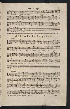 5-7, Missa III. de Requiem