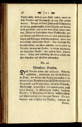 No. 26. Weinstein-Tropfen.