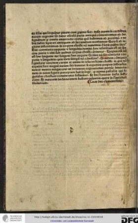 Laus deo clementissimo.