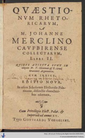 Quaestionum rhetoricarum