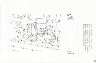 Volksbildungszentrum (Diplomarbeit bei Kurt Dübbers): Grundriss Erdgeschoss 1:200