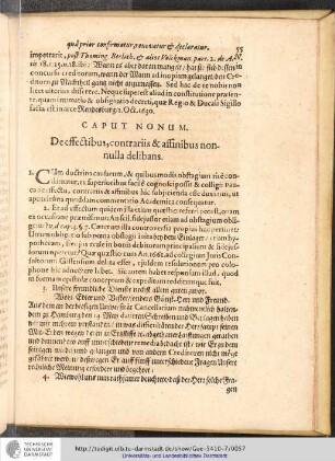 Caput Nonum. De effectibus, contrariis & affinibus non nulla delibans