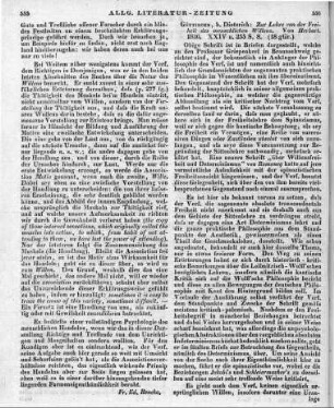 Herbart, J. F.: Zur Lehre von der Freyheit des menschlichen Willens. Briefe an Herrn Professor Griepenkerl. Göttingen: Dieterich 1836