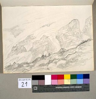 Riesengebirgslandschaft im Schnee